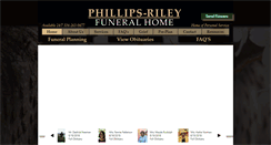 Desktop Screenshot of phillipsrileyfuneralhome.com
